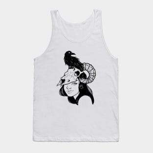 Raven girl Tank Top